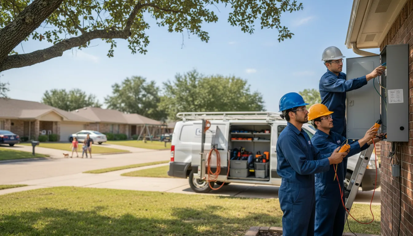 Certified electrician providing emergency electrical services in Humphrey, NE